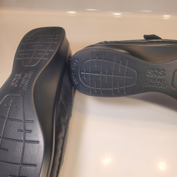 SAS Willow Black Leather Moccasin Women's 9.5 - Picture 8 of 10